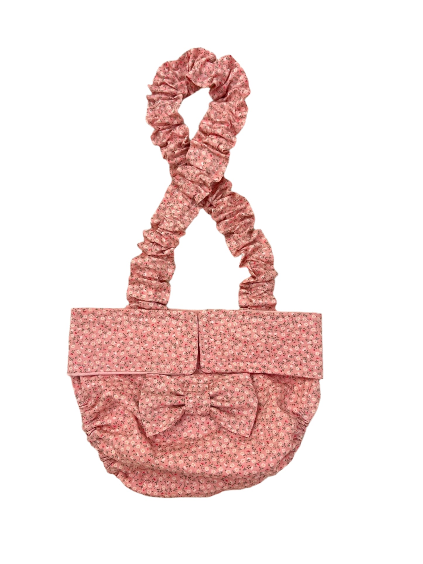 FRENCH BULLDOG DIAPER Cover for Females: Pink Sevenberry suspender britches heat pants with bow