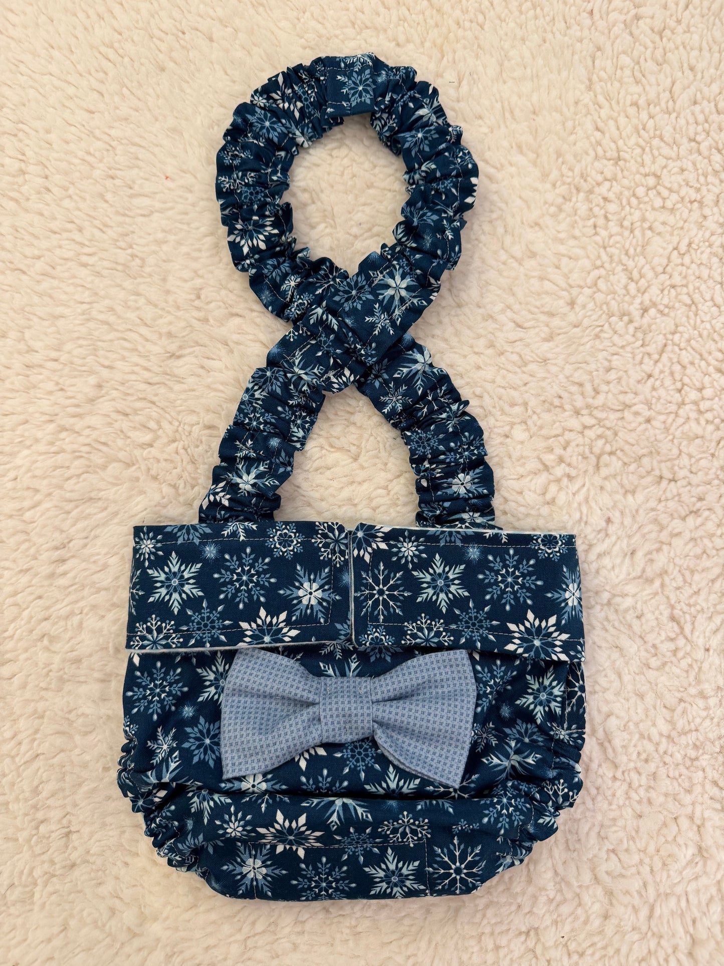 Conjunto de funda de pañal para bulldog francés hembra sin orificio para la cola con tirantes, pantalones térmicos para perra, para mamá perra