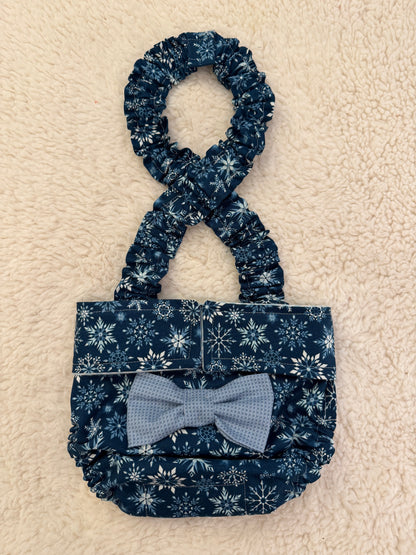 Conjunto de funda de pañal para bulldog francés hembra sin orificio para la cola con tirantes, pantalones térmicos para perra, para mamá perra