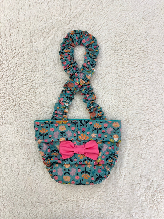French English Bulldog Diaper Cover: No Tail Hole, Squirel Woodland Wander Nappy w Adjustable Suspenders Escape Proof Nappy w bow